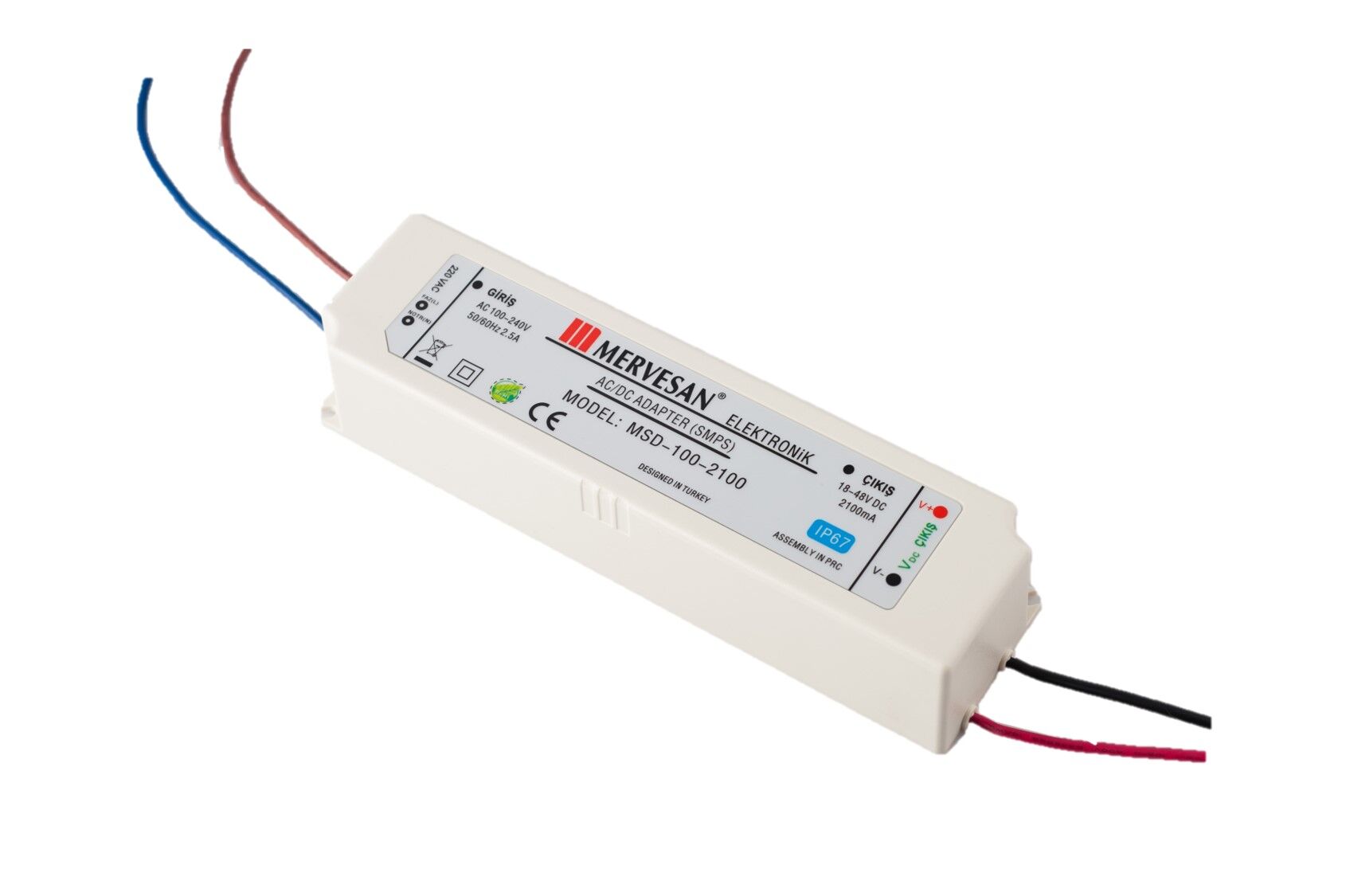 MTD-100-2100 18-48 VDC 2100 mA Led Driver Sürücü - MSD-100-2100