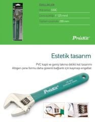 Proskit 1Pk-H028 8'' Ayarlı Somun Anahtarı