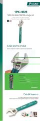Proskit 1Pk-H028 8'' Ayarlı Somun Anahtarı