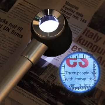 LYK 10X3L Led Aydınlatmalı Pipo Büyüteç