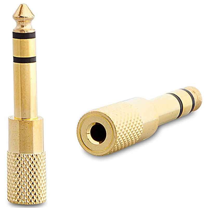 S-LINK SLX-653 6.5MM ERKEK - 3.5MM DİŞİ ÇEVİRİCİ (2'Lİ PAKET)