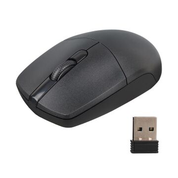 Philips SPK7347B Kablosuz USB 1200DPI Sessiz Optik Mouse Siyah