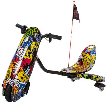 Citymate Drift Car Elektrikli Kaykay Hoverboard Bluetooth Grafity Desenli Kasa 03