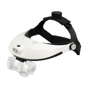 Nikula MG81001-H Çok Fonksiyonlu Başlık Tip Işıklı Büyüteç 5 Mercekli