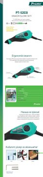 Proskit PT-5203I Gravür İşleme Seti