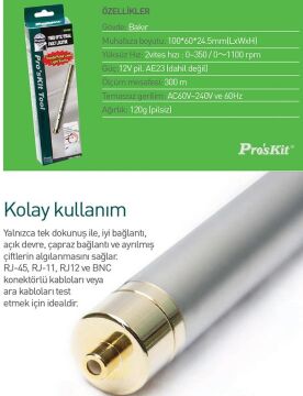 Proskit Mt-7508 Fiber Optik Hata Tespit Cihazı