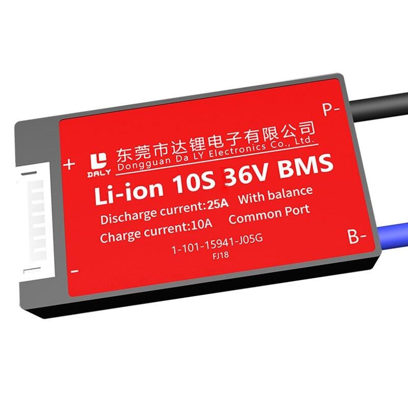 Daly Bms 10S 36V Deşarj 25A -Şarj 10A Balanslı Pil Koruma Modülü