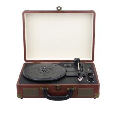 MagicVoice PU16 Retro Vintage Çanta Pikap - Radyo - Bluetooth - USB Mp3 Çalar
