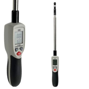 Cem DT-1880 Kızgın Tel Hava Hızı ve Sıcaklık Ölçer Anemometre (Kayıt Özellikli)