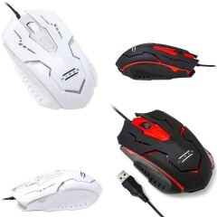 HIPER X-40 KABLOLU OYUN MOUSE BEYAZ*SİYAH