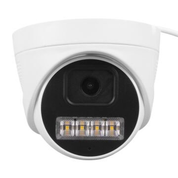 Plato PL-29099 5MP 2.8MM 4 Warmled Fullcolor Plastik Kasa AHD Analog Dome Güvenlik Kamerası
