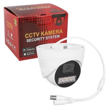 Plato PL-29099 5MP 2.8MM 4 Warmled Fullcolor Plastik Kasa AHD Analog Dome Güvenlik Kamerası