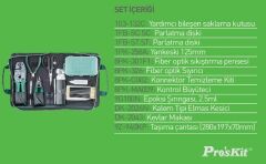 Proskit 1PK-940KN Fiber Optik Sonlandırma Kiti