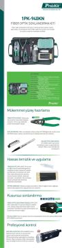 Proskit 1PK-940KN Fiber Optik Sonlandırma Kiti