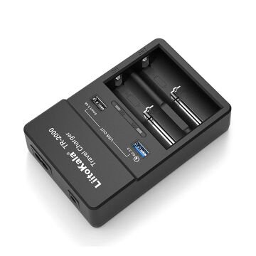 Liitokala TR-2000 Universal AA-AAA-18650-14500-123A Akıllı İkili Pil Şarj Cihazı