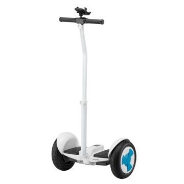 Citymate Plus Elektrikli Kaykay Cubuklu Hoverboard Bluetooth Beyaz