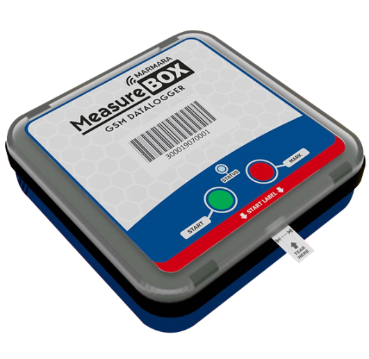 MeasureBox Tek Kullanımlık GSM Sıcaklık ve Konum Datalogger | 30 Günlük