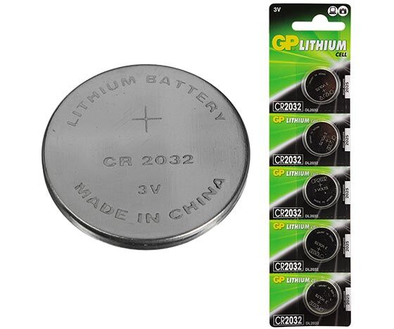 GP CR2032 3V LİTYUM PARA PİL (5'Lİ PAKET)