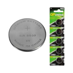 GP CR2032 3V LİTYUM PARA PİL (5'Lİ PAKET)