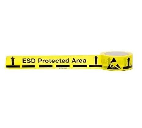 Antsitatik 50mmx25m Ebatlarında ESD Yer Uyarı Bandı IZ-EFMT25