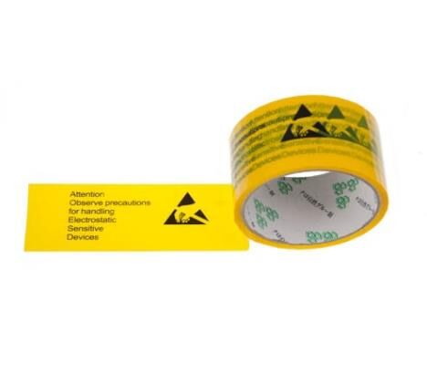 Antistatik 50mmx25m Ebatlarında ESD Paketleme Bandı IZ-W169