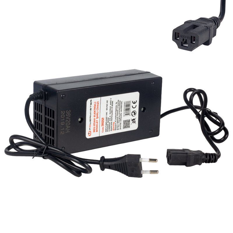 Powermaster PM-31122 36 Volt 20 Amper Elektrikli Bisiklet Şarj Cihazı