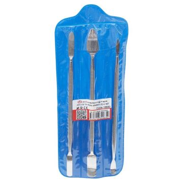 PowerMaster Çift Başlıklı Led-Lcd TV Kapak Açma Sökme Aparatı Üçlü Demir Pena Set