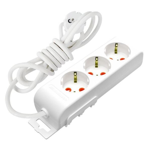 RITECH 3LÜ 3 METRE KABLOLU TOPRAKLI GRUP PRİZ