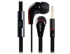 Langston JM12 Mikrofonlu Kulak İçi Telefon Kulaklığı Düz Kablo - Siyah