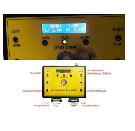 ESD Test İstasyonu Dijital Ekranlı IZ-ESDT06