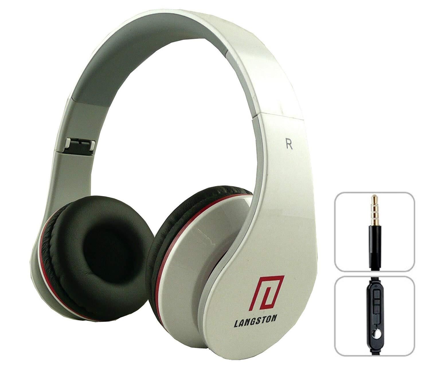 Langston iM-12v Kulaklık Mikrofon ve 3.5mm Stereo Kablo - Beyaz