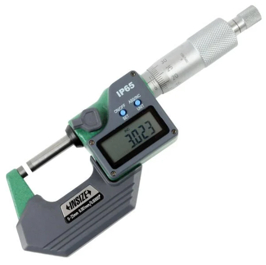 İnsize Dijital Mikrometre 3108-25A