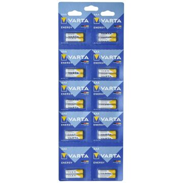 Varta 4103229482 LR03 1.5 Volt Alkalin 20'li İnce AAA Kalem Pil