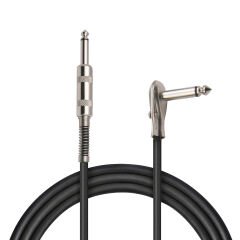 MagicVoice LD377 1 Metre 6.35mm Mono Erkek Jak (TS) L Tipi Ses Kablosu Metal Jack