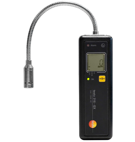 Testo 316-EX ATEX Sertifikalı Gaz Kaçak Dedektörü | Çok Hassas