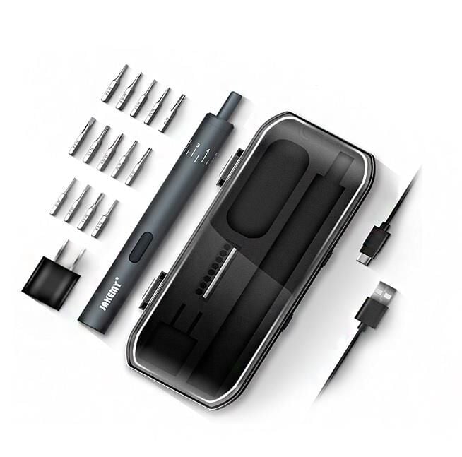 Jakemy JM-Y02 Şarjlı Bit Set 18 Parça Şarjlı Tornavida