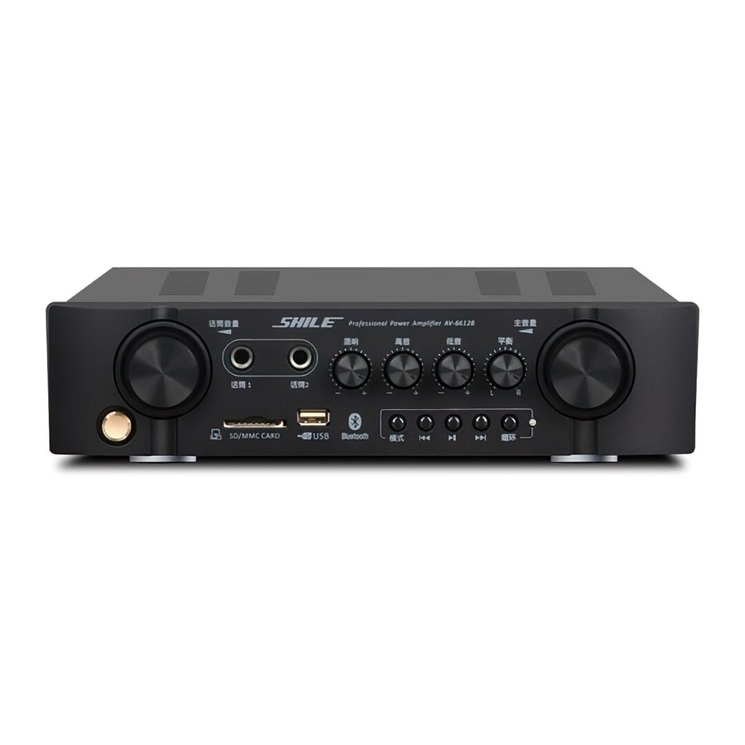 SHILE AV-6612B USB-BT 2 KANAL 2X50 W MAX TRAFOSUZ ANFİ