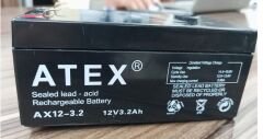 ATEX AX12-3.2 12 Volt - 3.2 Amper Bakımsız Kuru Akü (134x70x60 mm)