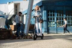 Citymate Pro 500 Watt Elektrikli Scooter 10 inch Şişme Teker Bluetooth Mavi