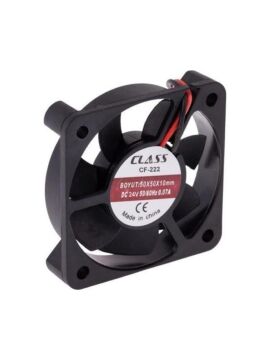 Class CF-222 50x50x10 DC 24V  Aksiyel Fan (5 Adet Gönderilecektir)