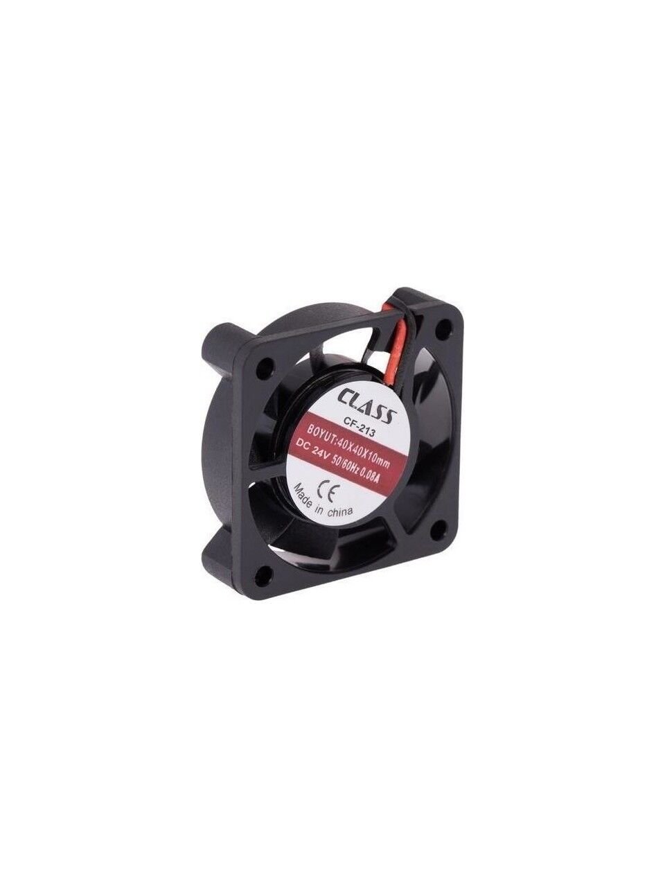 Class CF-213 - 40x40x10 DC 24V  Aksiyel Fan (5 Adet Gönderilecektir)