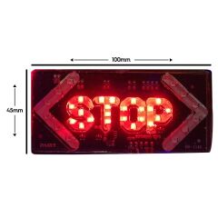 Elektrikli İşaret Cihazı Oklu Stop Küçük