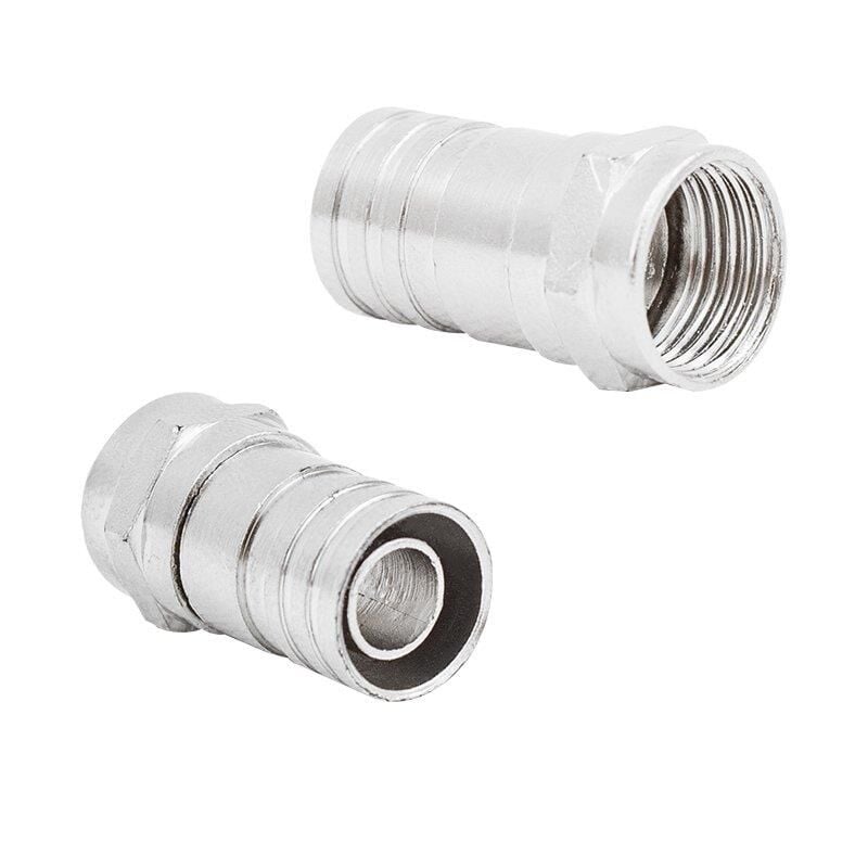 F KONNEKTÖR SIKMALI RG6 KISA TİP (50 ADET)