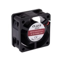 Class CF-215 - 40x40x20 DC 12V  Aksiyel Fan (5 Adet Gönderilecektir)