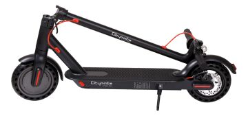 Citymate Urban 350Watt Elektrikli Scooter 8.5 inch Dolgu Teker Siyah