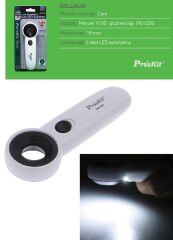 Proskit MA-019 Işıklı Büyüteç