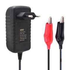 Weko 14.4 Volt - 2 Amper Krokodil Uçlu Kırmızı Yeşil Ledli Yerli Üretim Akü Şarj Cihazı (Out :12v-2a)