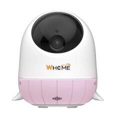 Whome Yapay Zeka Destekli 2K PTZ Gece Görüşlü Pembe Wifi Bebek Güvenlik Kamerası (128 GB TF Kart Destekli)