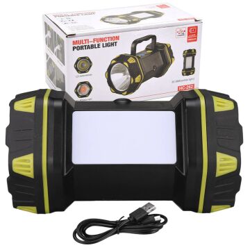 Powermaster Çok Fonksiyonlu 3in1 Taşınabilir Işıldak HC-262