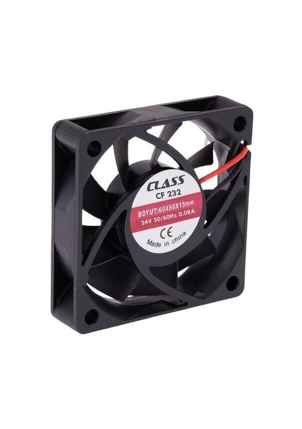 Class CF-232 - 60x60x15 DC 24V  Aksiyel Fan